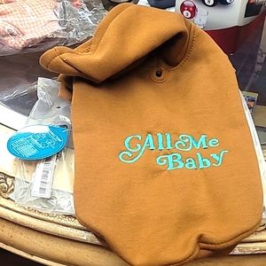 New hooded dog shirt